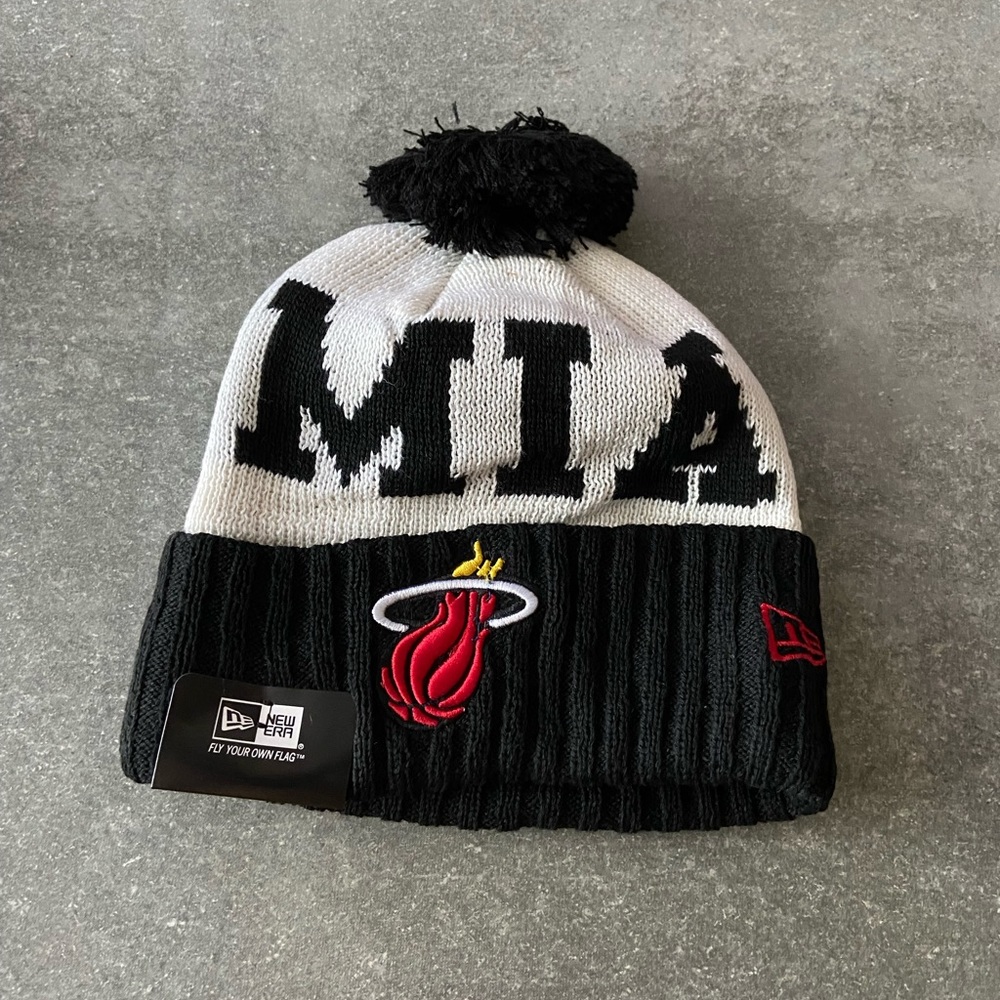 PRICE IS FIRM Brand new Miami Heat beanie